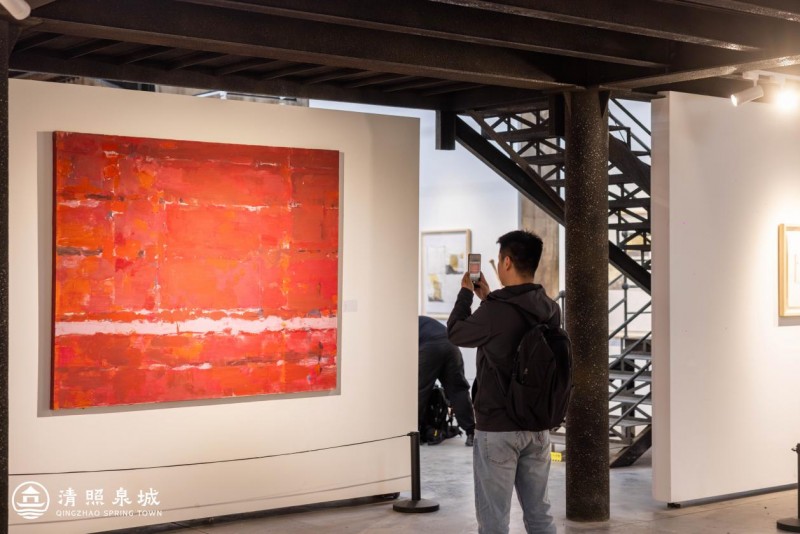 “清照泉城诗歌之夜暨吕德安作品展”泉畔开幕(图5)